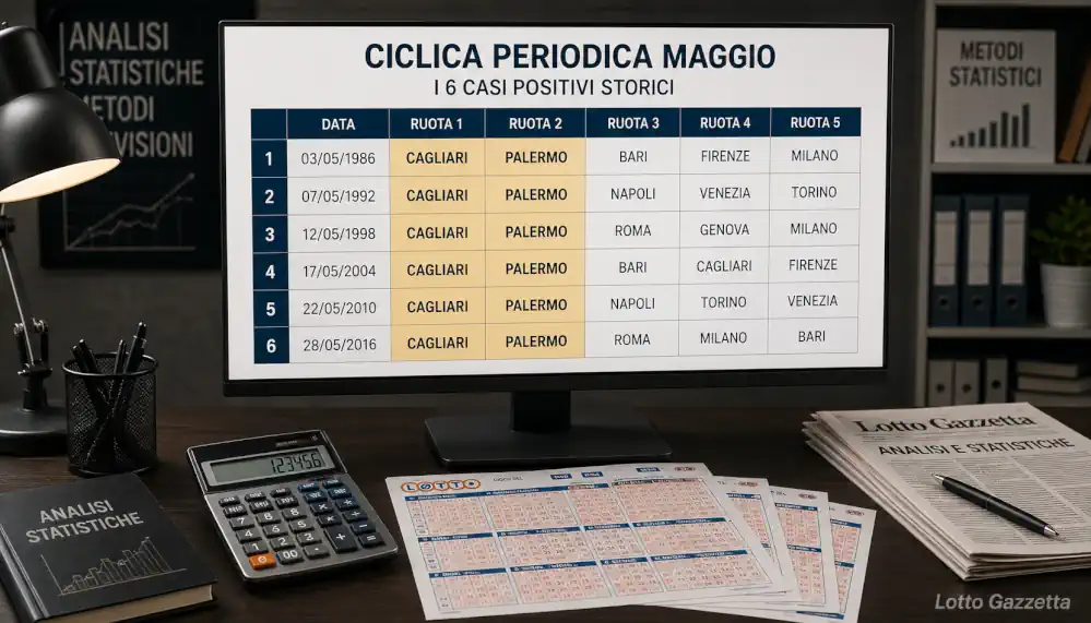 Ciclica Periodica Maggio: 6 casi perfetti 7 Ciclica Periodica Maggio: 6 casi perfetti