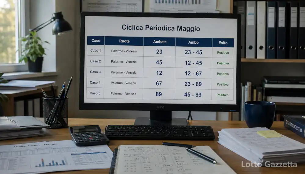 Ciclica Periodica Maggio: 39 forte su Palermo e Venezia 8 Ciclica Periodica Maggio: 39 forte su Palermo e Venezia