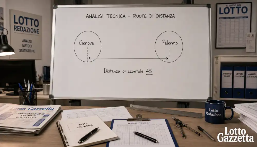 Distanza orizzontale 45 Lotto: analisi forte 6 Distanza orizzontale 45 Lotto: analisi forte