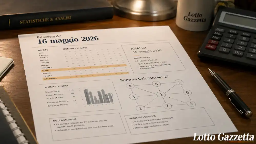 Somma Orizzontale 17 Lotto: 79 in evidenza