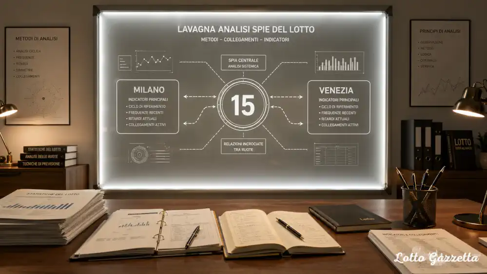 Spia 15 Lotto: analisi forte su Milano Venezia 2 Spia 15 Lotto: analisi forte su Milano Venezia