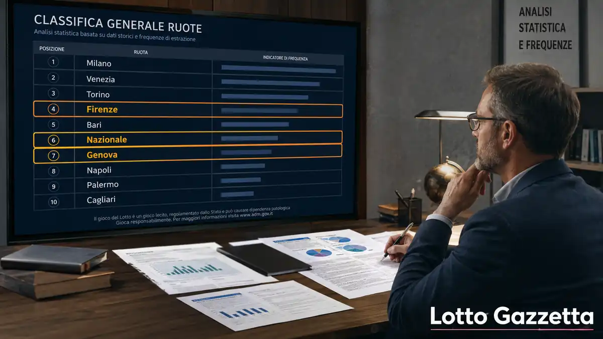 Osservatorio Ruote Lotto: Firenze apre il quadro 4 Osservatorio Ruote Lotto: Firenze apre il quadro