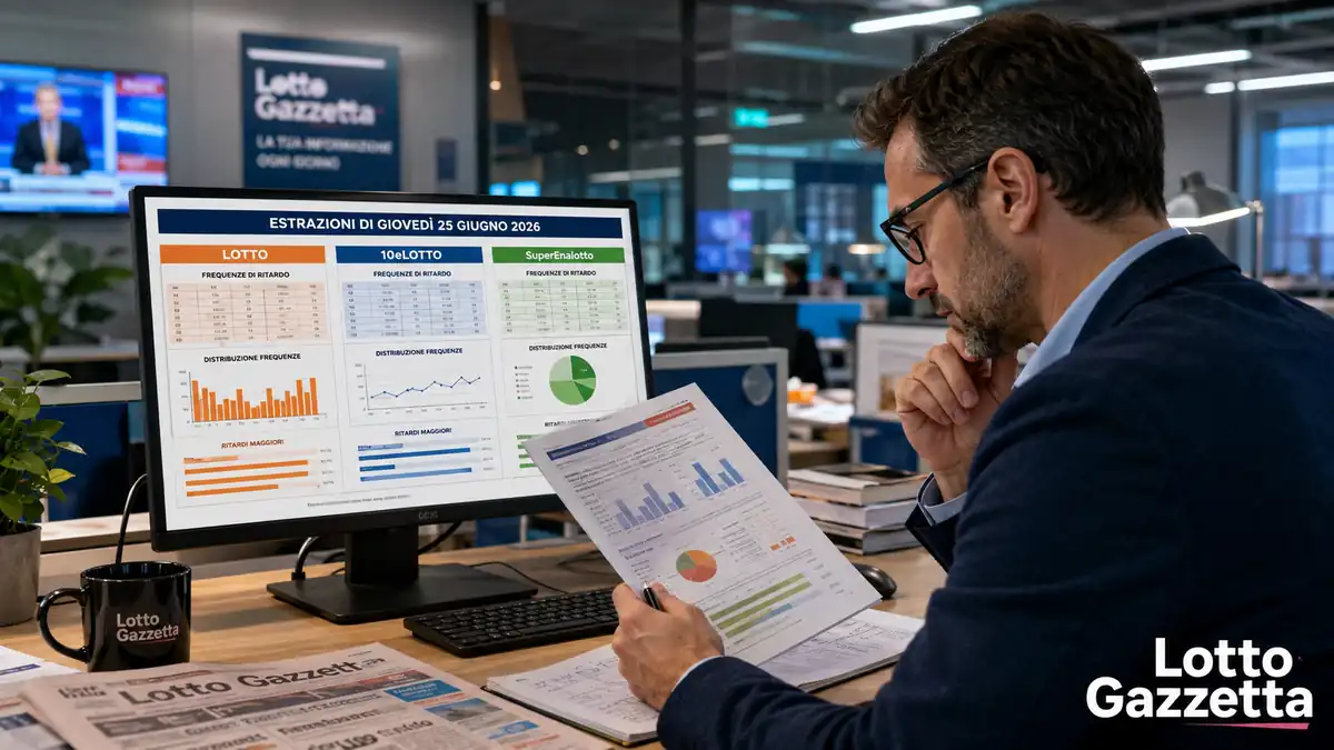 Estrazioni Lotto 10eLotto SuperEnalotto 25 giugno 2026 2 Estrazioni Lotto 10eLotto SuperEnalotto 25 giugno 2026