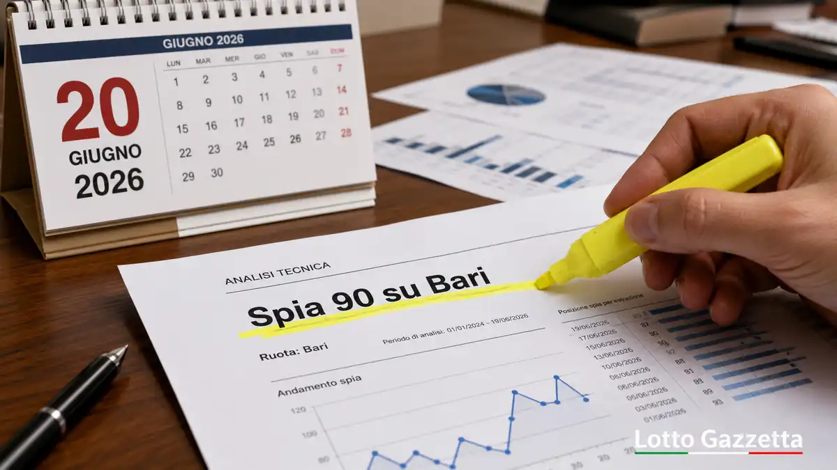 Spia 90 Lotto: 12 casi forti su Bari e Napoli 5 Spia 90 Lotto: 12 casi forti su Bari e Napoli