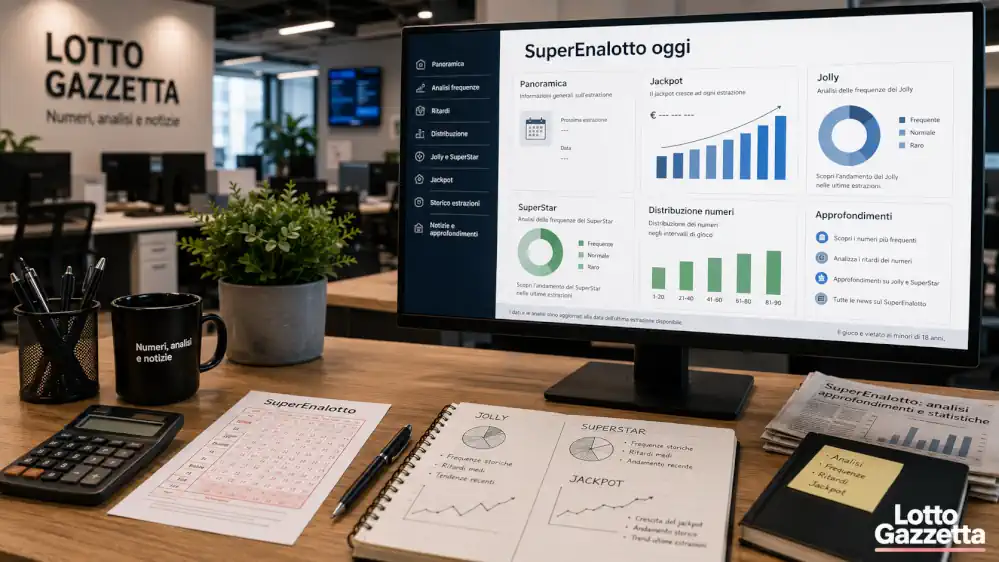 SuperEnalotto oggi: numeri, risultati e guida