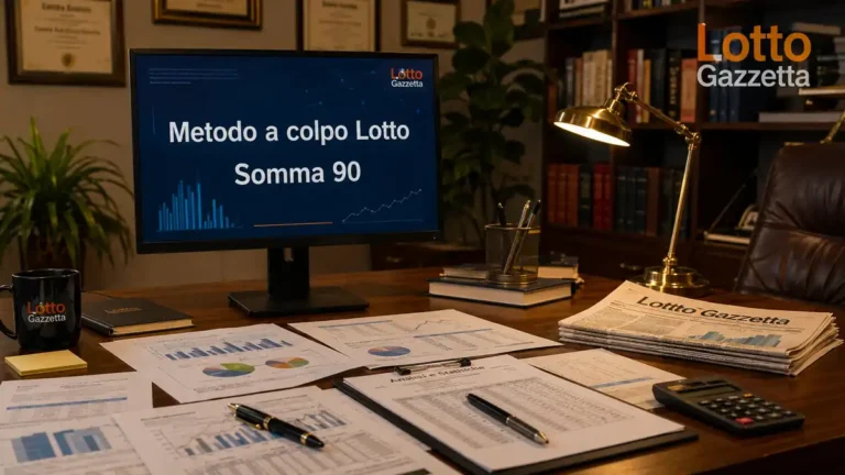 Metodo a colpo Lotto: Somma 90 Top