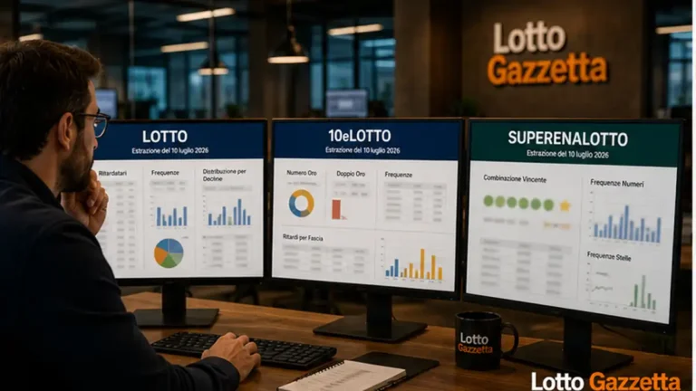 Estrazioni Lotto 10eLotto SuperEnalotto 10 luglio 2026 7 Estrazioni Lotto 10eLotto SuperEnalotto 10 luglio 2026