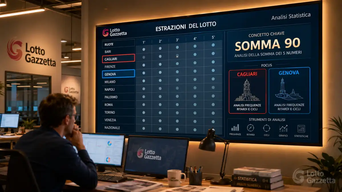 Metodo a colpo Lotto: Somma 90 Top 2 Metodo a colpo Lotto: Somma 90 Top
