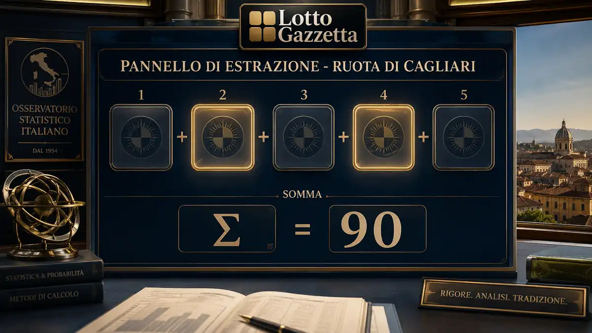 Somma 90 a Cagliari: 7 casi e nuova previsione 2 Somma 90 a Cagliari: 7 casi e nuova previsione