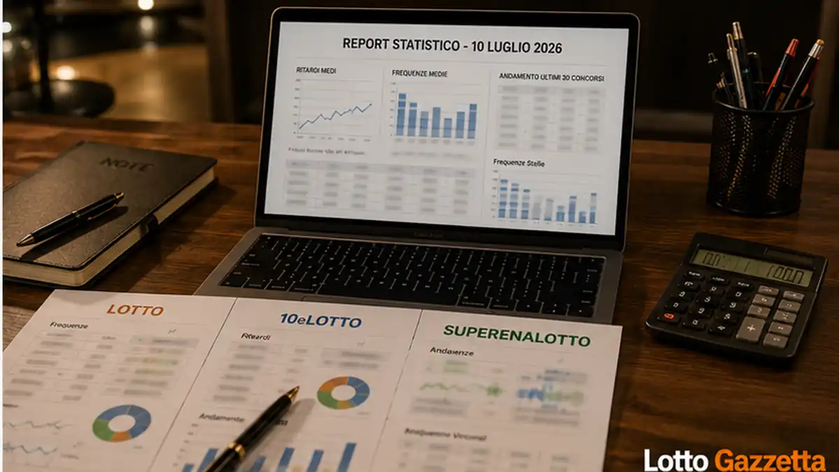 Estrazioni Lotto 10eLotto SuperEnalotto 10 luglio 2026 2 Estrazioni Lotto 10eLotto SuperEnalotto 10 luglio 2026