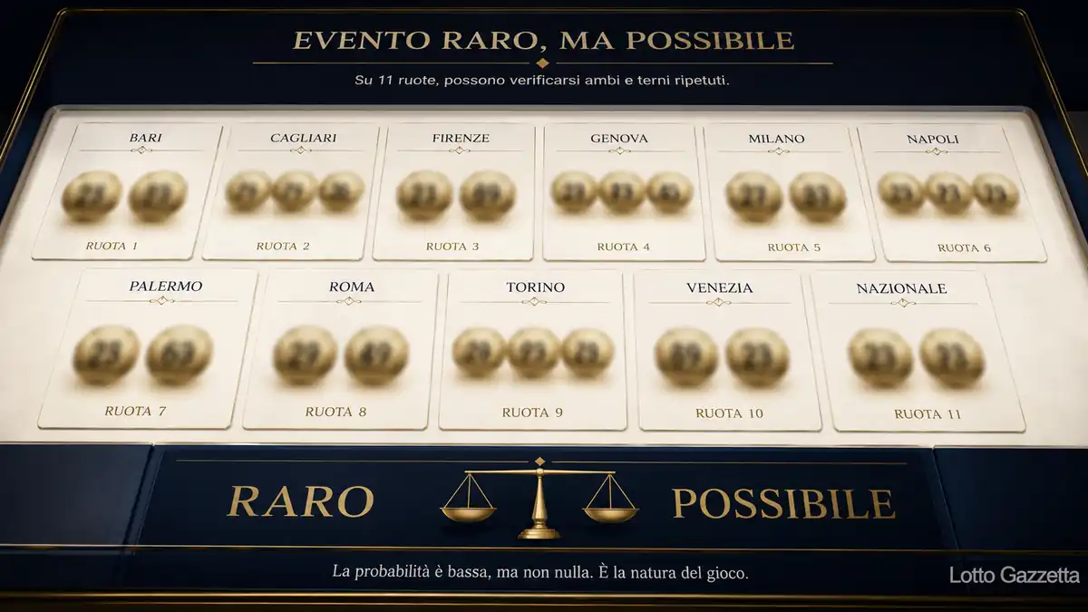 Numeri ripetuti, isotopi e isocroni nelle estrazioni del Lotto 3 Numeri ripetuti, isotopi e isocroni nelle estrazioni del Lotto