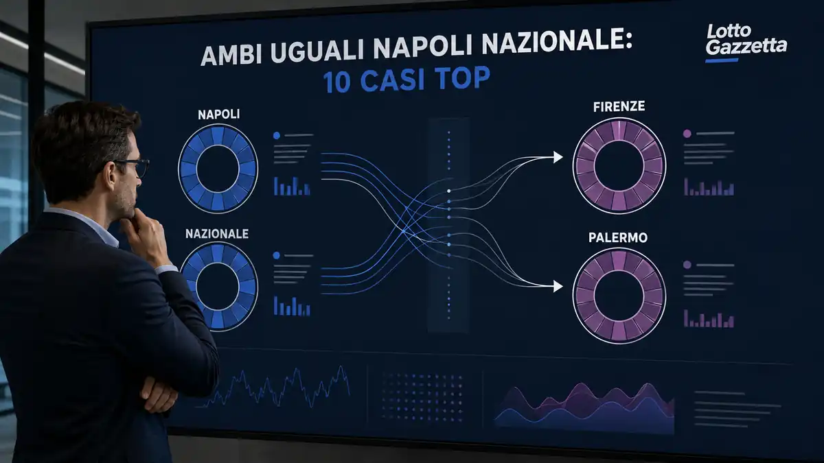 Ambi Uguali Napoli Nazionale: 10 Casi Top 2 Ambi Uguali Napoli Nazionale: 10 Casi Top