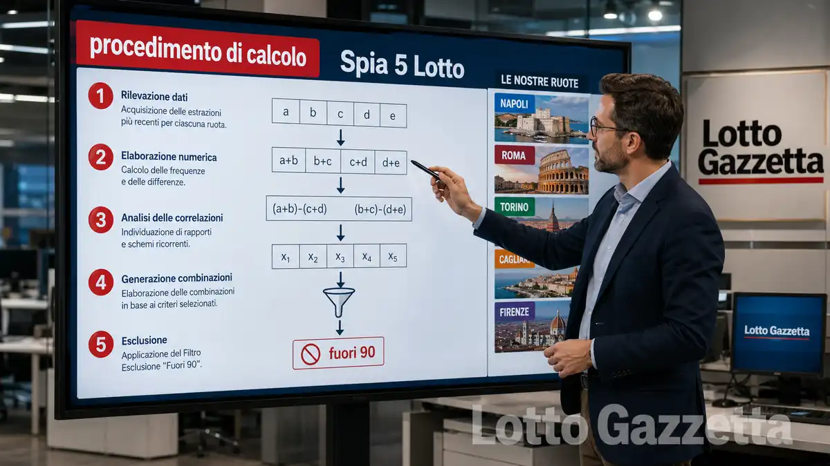 Spia 5 Lotto: 6 casi positivi e segnale forte 4 Spia 5 Lotto: 6 casi positivi e segnale forte