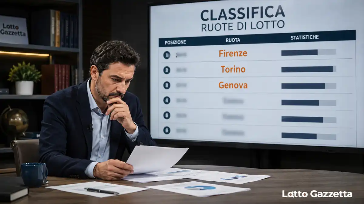 Osservatorio Ruote Lotto: Firenze, Torino e Genova 2 Osservatorio Ruote Lotto: Firenze, Torino e Genova