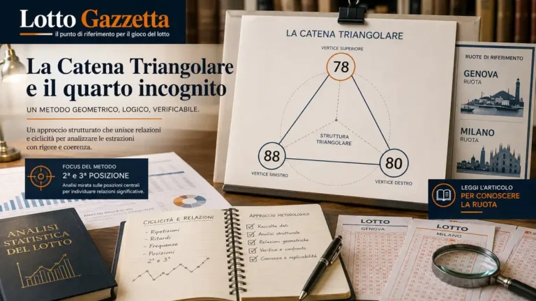 La Catena Triangolare e il quarto incognito: quando la geometria trova una condizione valida