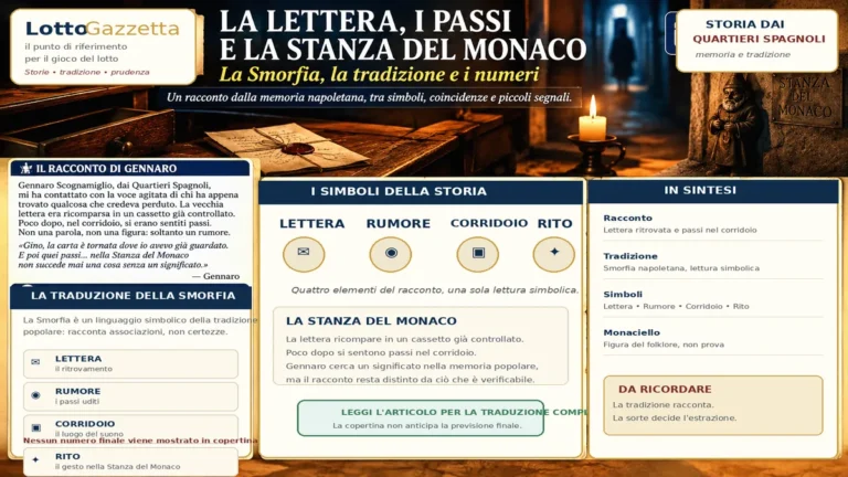 La lettera riapparsa e il rumore nel corridoio: Gennaro scrive dalla Stanza del Monaco