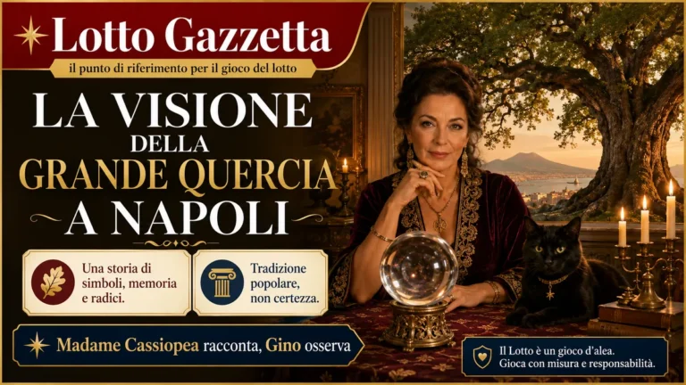 La visione della grande quercia a Napoli riporta Cassiopea nel suo studio