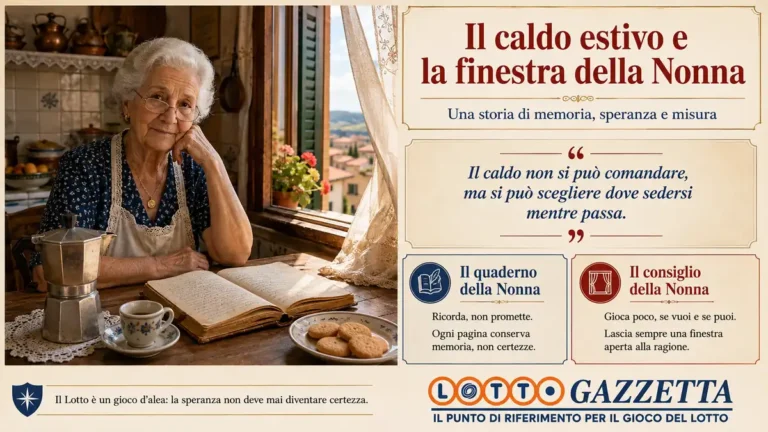 Il caldo estivo e la finestra della Nonna