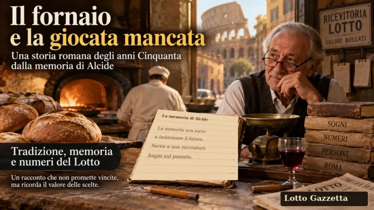 La memoria del Lotto a Roma tra sogni, pane e occasioni perdute 1 La memoria del Lotto a Roma tra sogni, pane e occasioni perdute