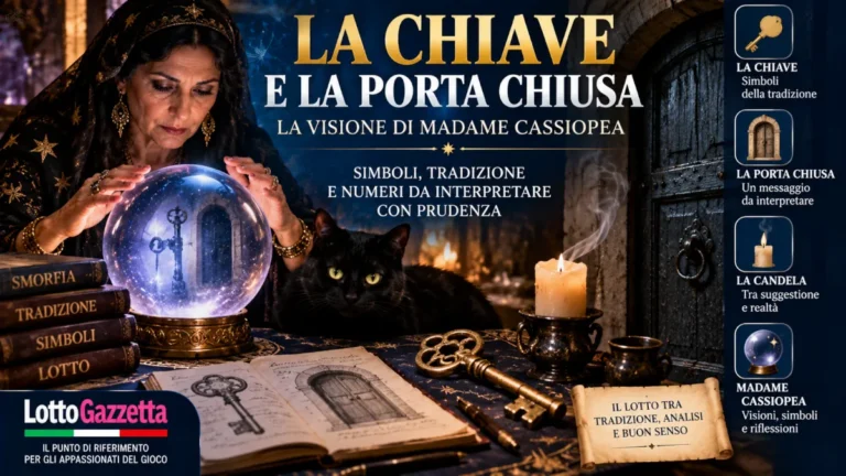 La visione della chiave e della porta chiusa: simboli, prudenza e numeri 6 La visione della chiave e della porta chiusa: simboli, prudenza e numeri