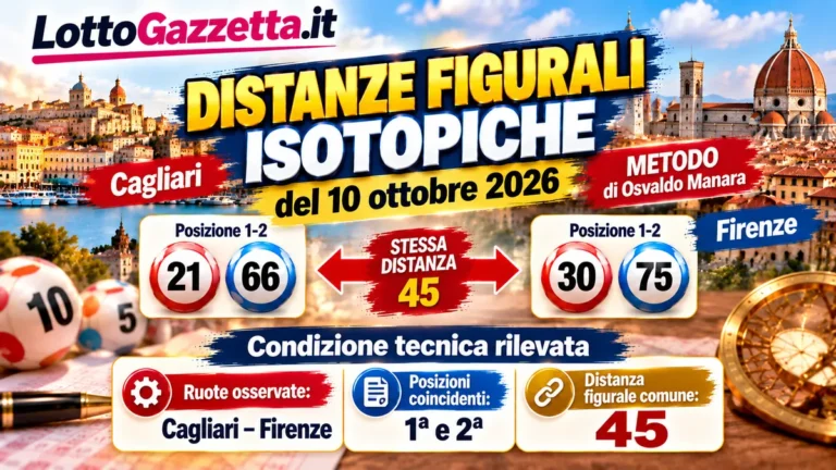 Distanze figurali isotopiche del 10 ottobre 2026: il caso verificato 2 Distanze figurali isotopiche del 10 ottobre 2026: il caso verificato