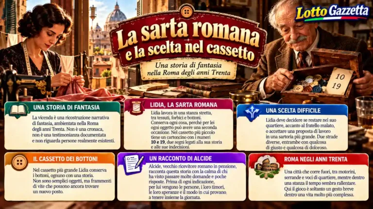 La sarta romana e la scelta nel cassetto: storia dal banco del 19 ottobre 2026