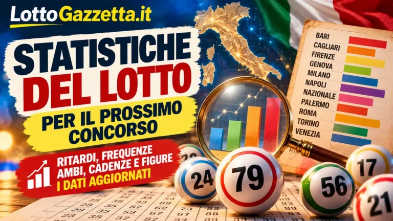 Statistiche Lotto per il prossimo concorso del 3 Ottobre 2026 3 Statistiche Lotto per il prossimo concorso del 3 Ottobre 2026