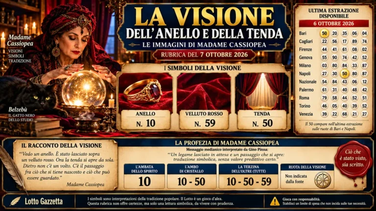 La visione dell'anello e della tenda nello studio di Madame Cassiopea 2 La visione dell’anello e della tenda nello studio di Madame Cassiopea