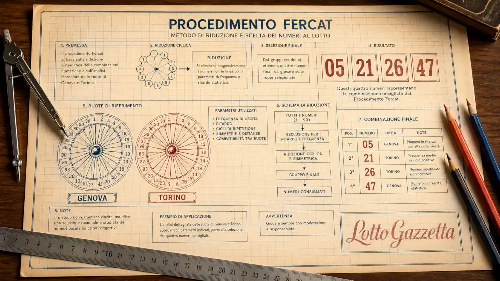 Procedimento Fercat di Fabarri: il 47 6 Procedimento Fercat di Fabarri: il 47