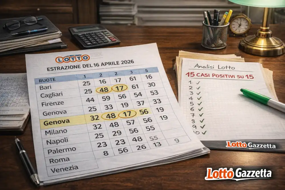 15 casi perfetti con ambi uguali Genova Torino 9 15 casi perfetti con ambi uguali Genova Torino