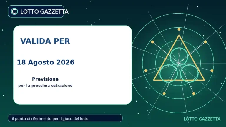 Metodo del Trino Settenario per l’estrazione del 18 Agosto 2026