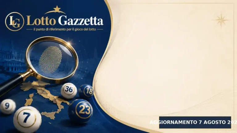 Numeri Spia Lotto per l’estrazione del 7 Agosto 2026